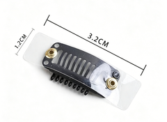 PU Film Stainless Steel Hair Clips