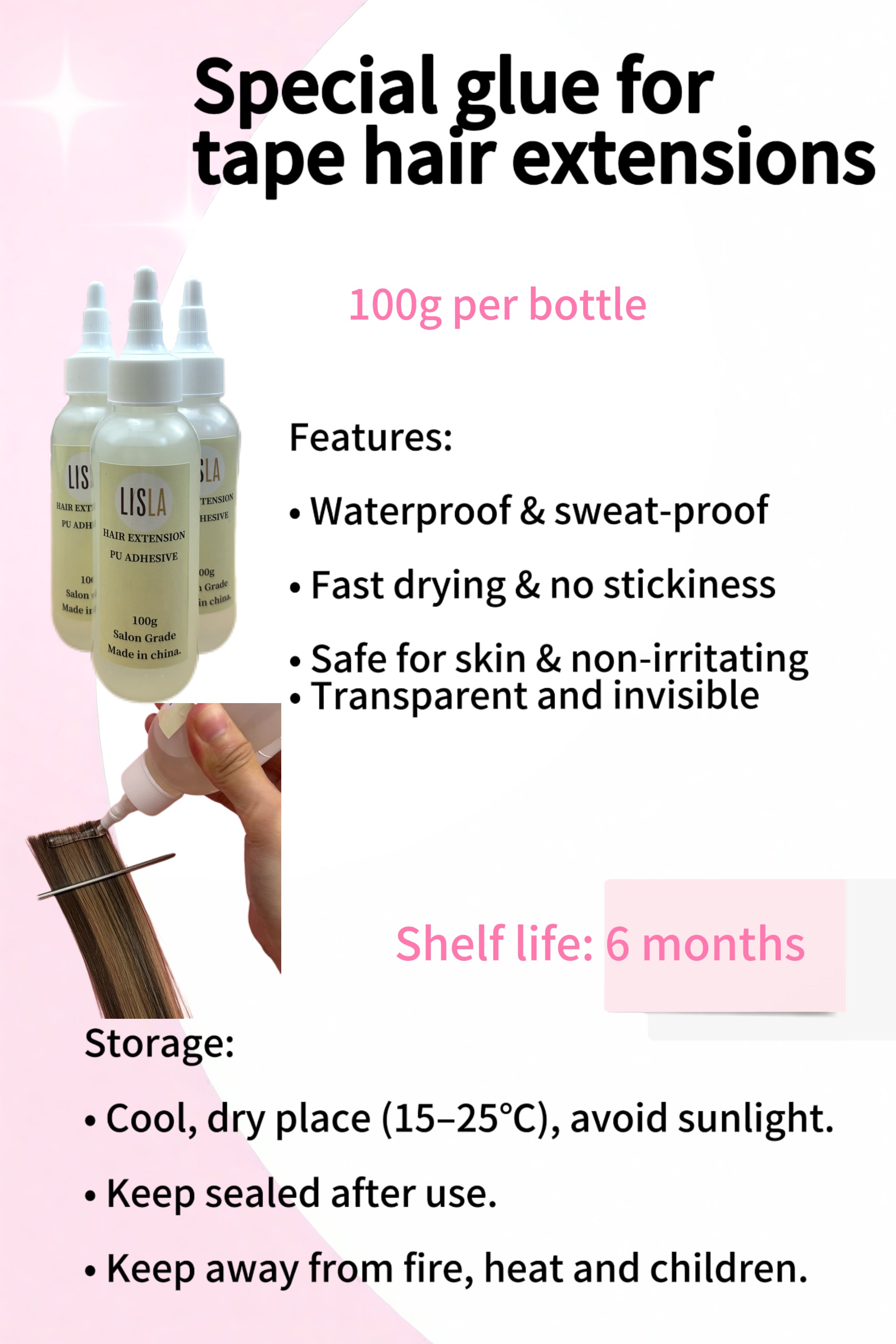 Professional-Grade Tape-In Hair Extension Making Kit
