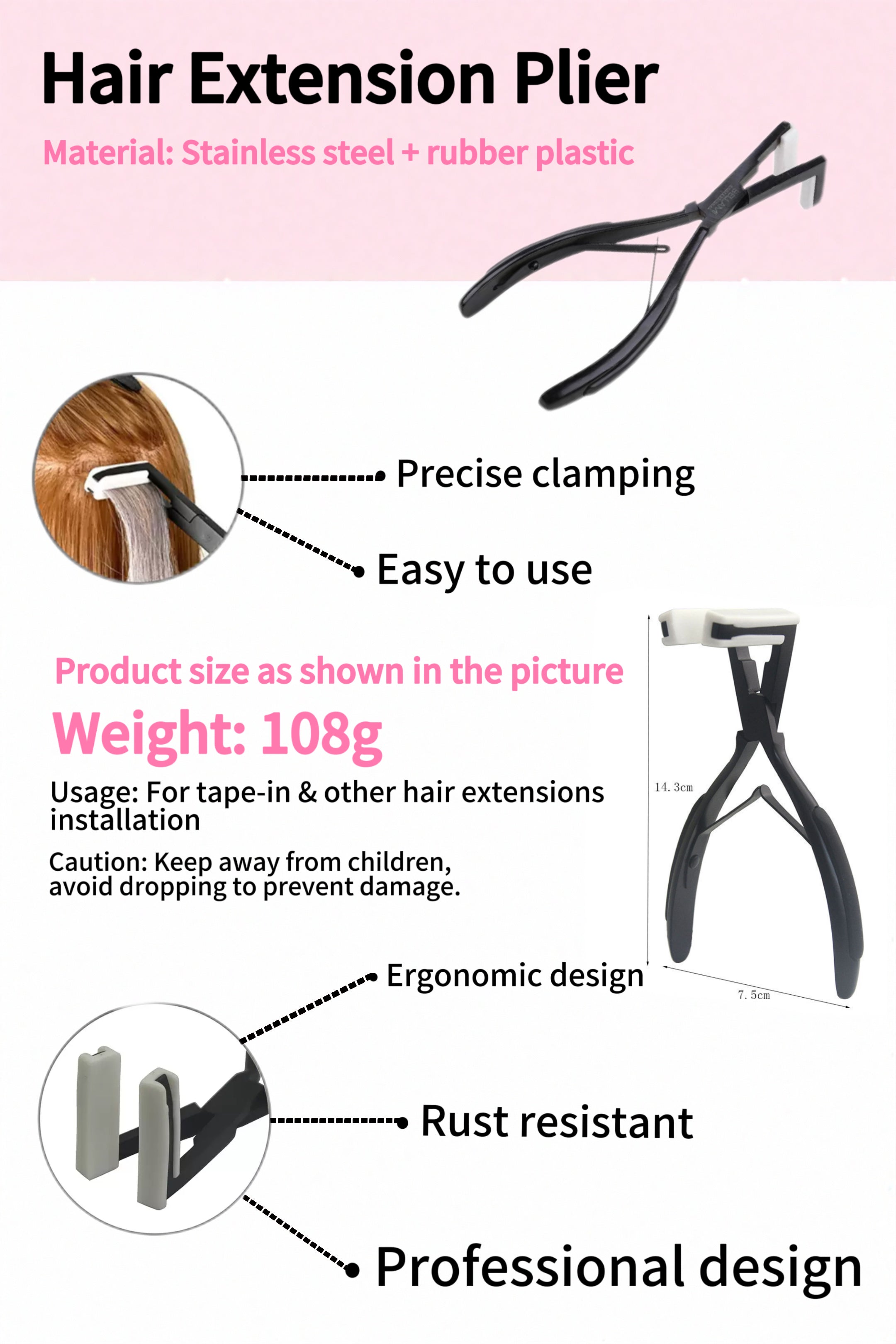 Professional-Grade Tape-In Hair Extension Making Kit