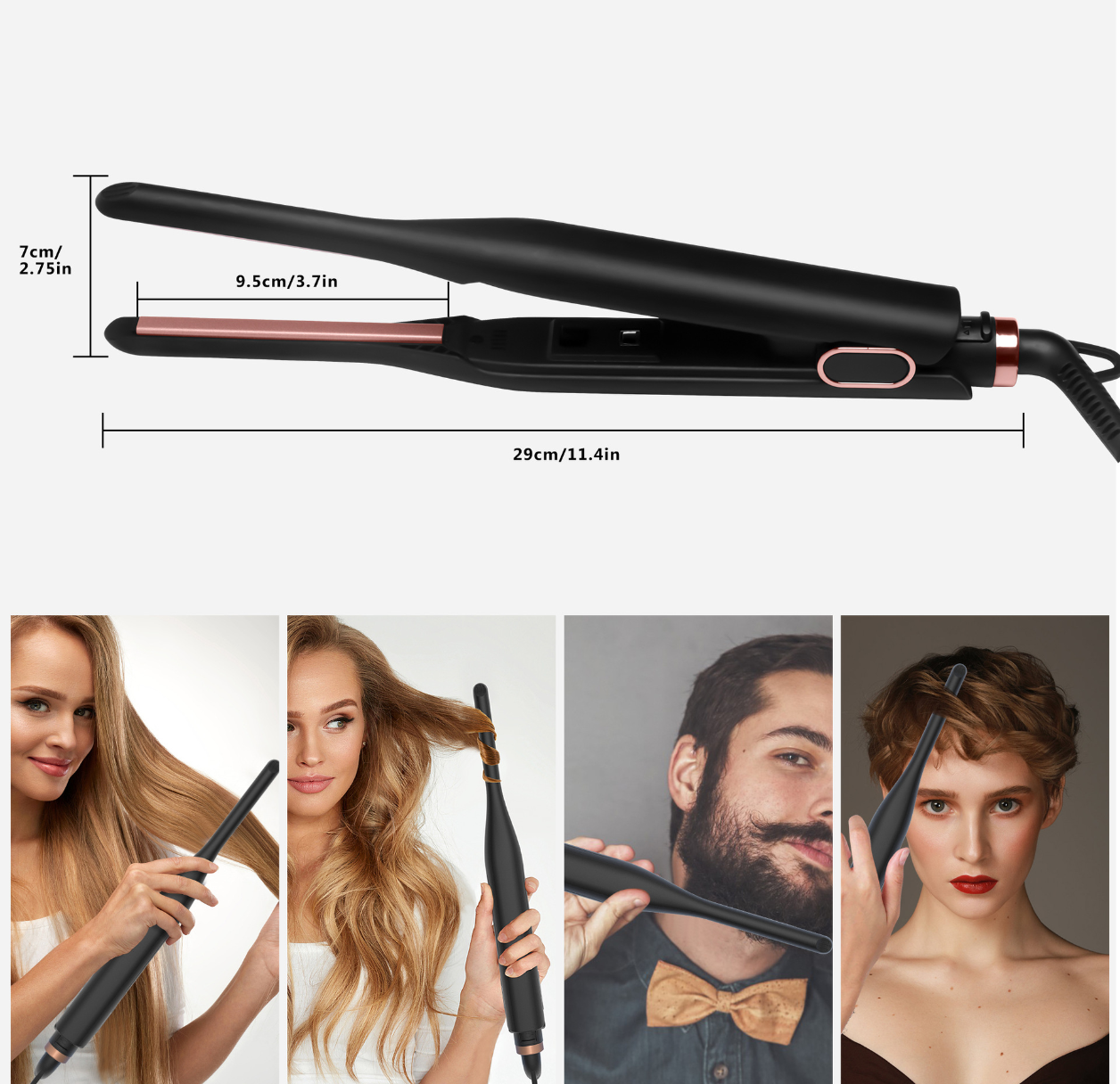 Narrow Plate Hair Straightener