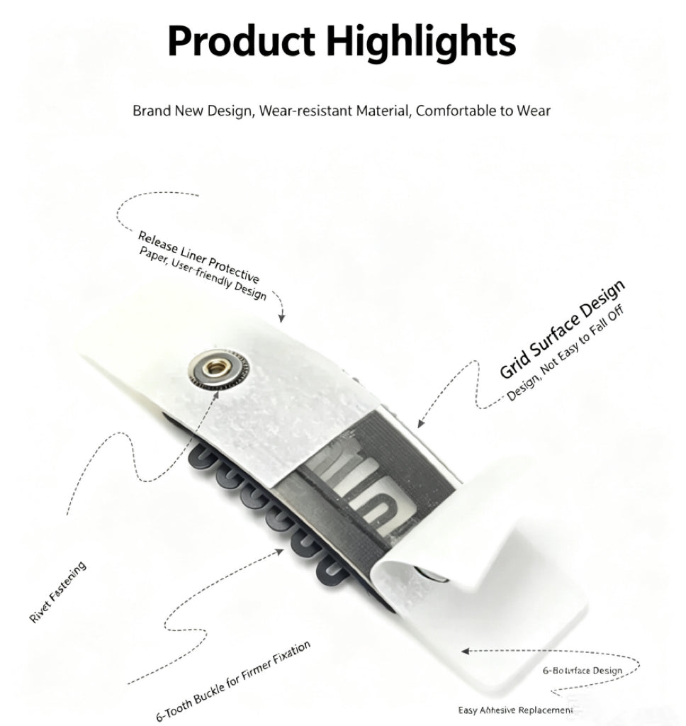 Adhesive Backed Stainless Steel Clips