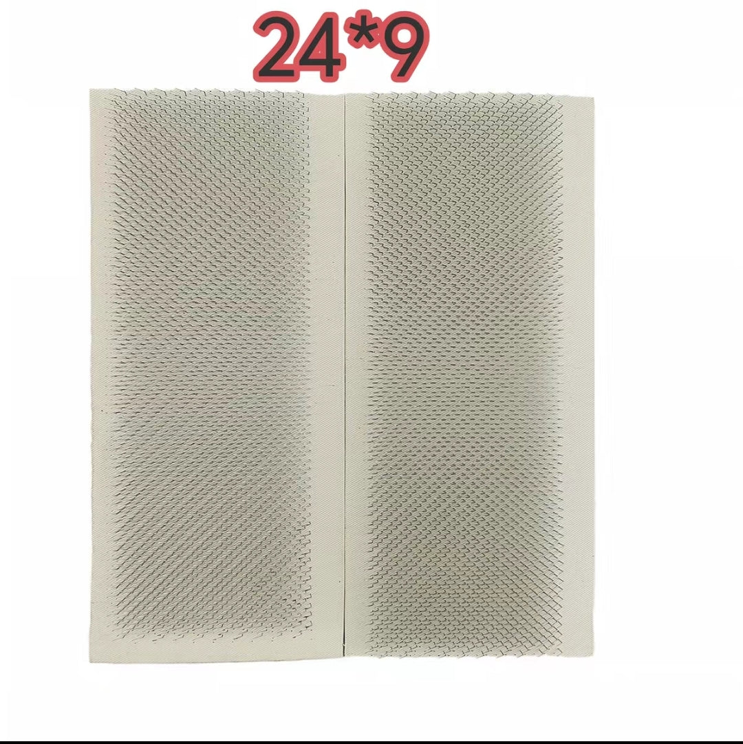 Hair comb needle plate
