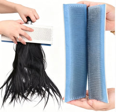 Hair comb needle plate